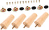 NUOBESTY 4sets Nordic Style Solid Wood Furniture Legs of Replacement Feet for