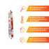 3M Fire Barrier Sealant CP 25WB+ - 20 fluid ounces Sausage Pack for Commercial, Industrial and Residential Applications