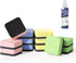 Mini Magnetic Dry Erase Eraser, 12 Pack with 1 Bottle of 3.4 oz Whiteboard Cleaner, for Classrooms, Home, Office