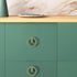 8 pcs Orange Colorful Bedside Table Pull Wardrobe Door, Children's Room Handle