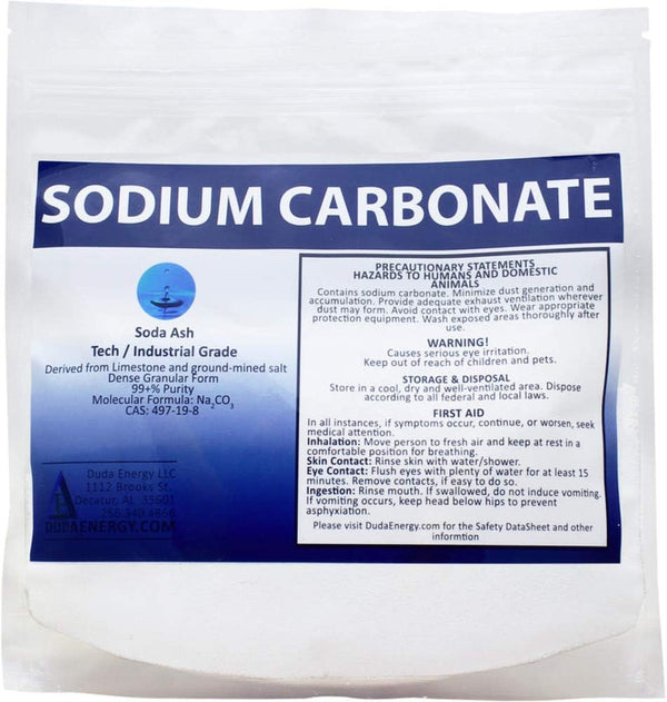Duda Energy sc1f Pure Sodium Carbonate Dense Soda Ash Na2CO3 pH Adjust Chemical Spa