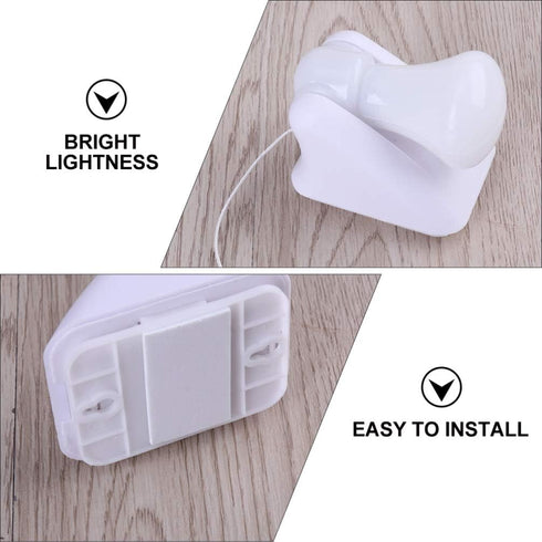 2.8X2.3X5 Inch Closets OSALADI Led Tent Light Portable Battery Operated Pull-Cord Lantern for Camping and Outdoor Use