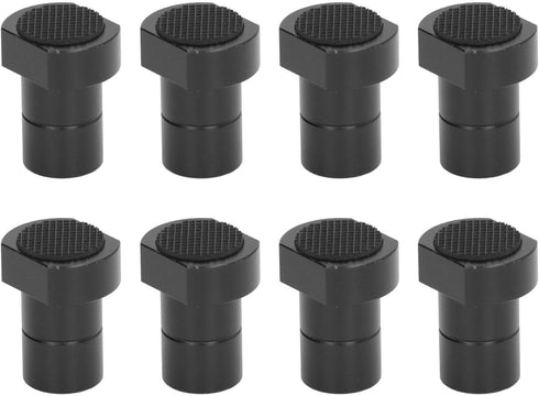 Badafaci 8Pcs 3/4in Bench Dogs Aluminum Alloy Arrow Storage Case Ratchet Clamp for Workbench Projects