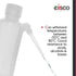 EISCO Wash Bottle, 250ml, Polyethylene, Translucent, Unbreakable, Screw Cap with Down Spout