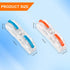 100PCS Inline Wire Connectors 1 to 1 Inline Electrical Lever Wire Connectors Lever Nut Wire Connectors Splicing Connectors Reusable Wire Connectors for Quick Wiring 28-12 AWG