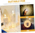 Cabilock LED Candle Light Bedside Night Lamp Crystal Refraction Romantic Atmosphere Decor Battery Operated for Bedroom
