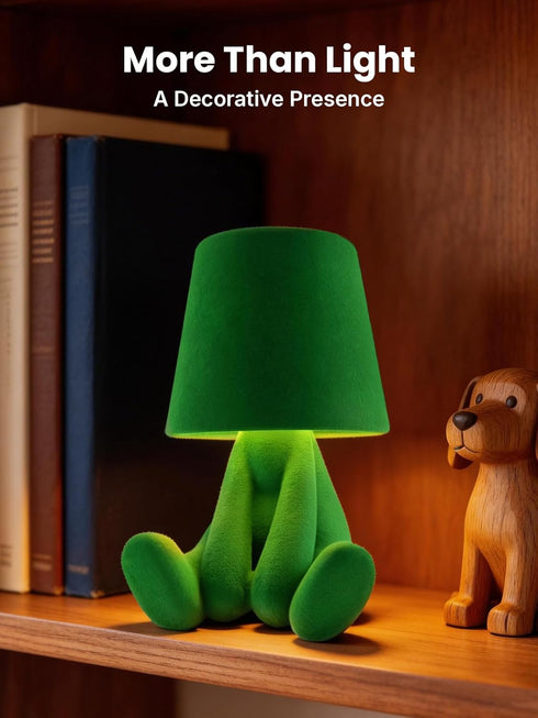 Modern Table Lamp for Youth: Rechargeable Cute Light for Kids Child Teen - Gift for Birthday Christmas Halloween Easter
