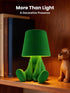 Modern Table Lamp for Youth: Rechargeable Cute Light for Kids Child Teen - Gift for Birthday Christmas Halloween Easter