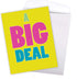 NobleWorks 1 Large Blank Greeting Card (8.5 x 11 Inch) - All Occasion Notecard with Envelope