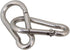 szzijia M4 40mm Multifunctional 304 Stainless Steel Spring Loaded Gate Snap Carabiner Hook