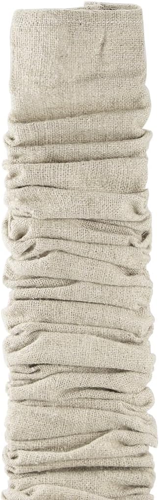 uxcell 6 Feet Length Natural Cotton Color Fabric Chandelier Chain Cord Cover for