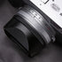 49mm X100V/X100VI (X100VI-Lens Metal Square Lens Hood (with Cap) with Adapter Ring for Fujifilm Camera Accessories