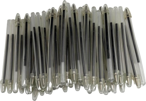 Flexible Non-Lethal Safety Pens 4" Bendable Pens for Hospitals, Mental Health Institutions and Prisons, Black (100 Pack) by Comfort Axis