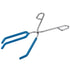 uxcell 3 Prongs Lab Beaker Tongs, Stainless Steel 11.81-inch Opens Up to 215mm Width, 2Pcs Blue