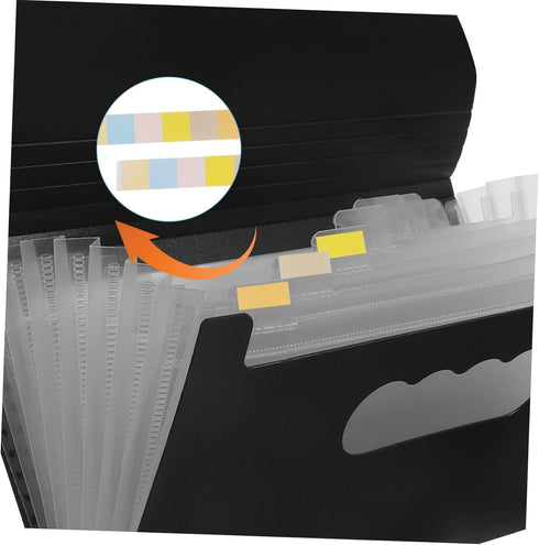 Eight Layer Storage Folder, Check Bill File Folder, Expanding Document Folders for Office Supplies