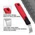 Vinyl Siding Removal Tool with Extra Long Handle, Steel Blade, Non-Slip Grip for Installation and Removal