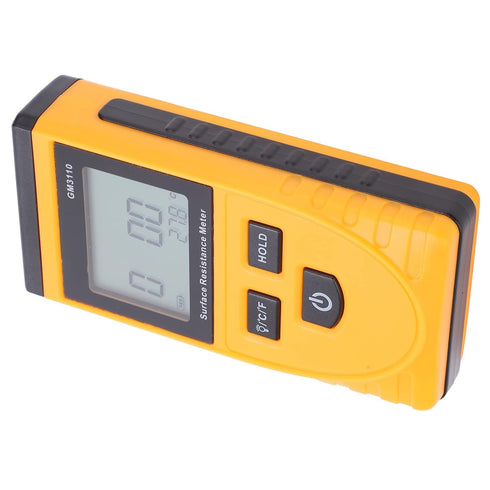 GM3110 Surface Resistance Meter, High Accuracy Digital Display Anti-Static Resistance Tester with Backlight