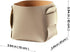 HOMIEAZICOZI 2-Pack Cork Leather Desk Accessories - Stylish Pencil Pen Holder & Makeup Brush Organizer (Champagne Gold)