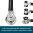SCIAN Sprague Rappaport Stethoscope for Doctors, Nurses, Med Students, Multi-Functional Dual Head with Convertible Bell