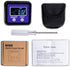 eOUTIL Digital Angle Gauge and Protractor, Inclinometer Level Box with Magnetic Base for Woodworking and Construction