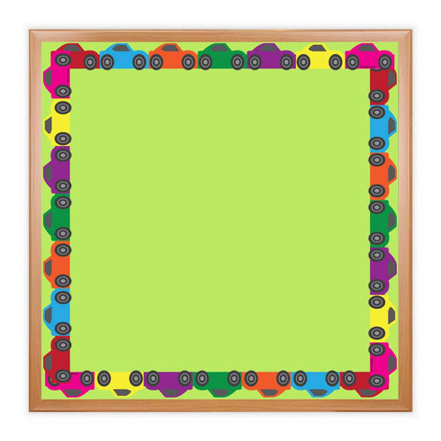 Hygloss Race Car Die-Cut Border, 12 Strips/36 Feet