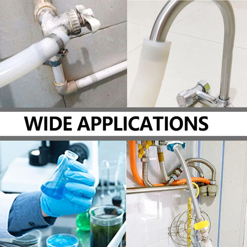 5/8" 5/8" 3/4" (10Ft) Eoiips ID Pure Silicone Tubing, ID x OD Food Grade Tube High Temp Silicone Hose for Home Brewing