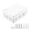 Waterproof Junction Box (7.9"x6.1"x3.1"), Dustproof IP65 Rated Electrical Project Enclosure, White