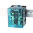 High Power Relay JQX-62F-2Z, AC 110V Coil Voltage, 80A DPDT 2NO 2NC Electromagnetic Relay, 35mm Rail Mount