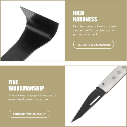 Bark Removal Tool, Stainless Steel Bark Stripper and Scraper for Garden Tree Bark Cutting