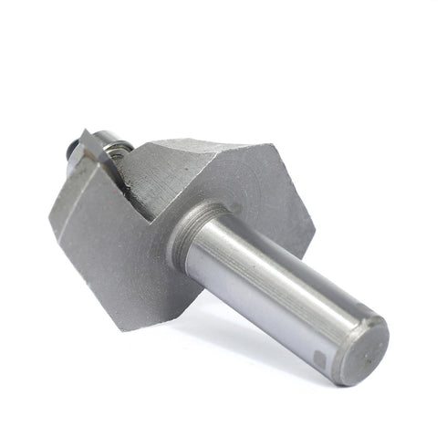 60 Bit,1/2" Shank,1-1/16" Depth,5/8" Degree Chamfer Router Cutting Cutting Length Horse Nose Bevel Bits,Eased Edge