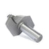 60 Bit,1/2" Shank,1-1/16" Depth,5/8" Degree Chamfer Router Cutting Cutting Length Horse Nose Bevel Bits,Eased Edge