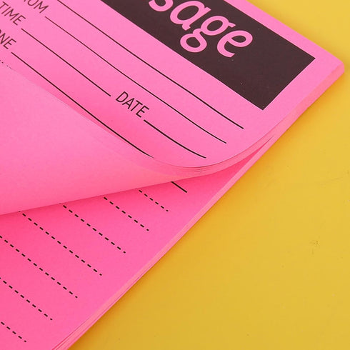 While You were Out One-Sided Note Pads, Phone Message Pad Telephone Message Sticky Notes 8 Colors Self-Stick Note Pads for Office, Home, School (Message -9pcs)