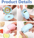 Candy Color Tape Dispenser, Cute Small Donut-Shaped Organizer for Home Office or School (2Pcs Round)