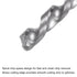 uxcell Solid Carbide Twist Drill Bits, 4.8mm Metric Left Hand Spiral Flutes for Stainless Steel Alloy Metal