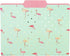 Graphique Flamingo Pink File Folder Set, Includes 9 Folders and 3 Unique Flamingo and Polka Dot Designs, Gold Foil on
