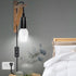 8.2Ft E26/E27 Bulb Socket,4 Pack Plug in Light Socket - Pendant Hanging Lantern Cord - Lamp Cord with Switch Extension