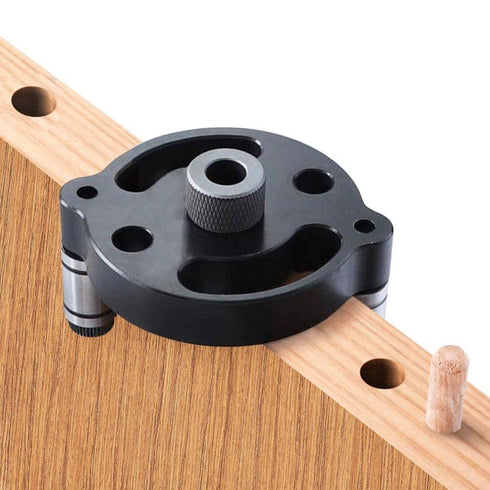 Yakamoz Self Centering Doweling Jig, Handheld Drill Guide for Straight Holes Woodworking Joints Tool