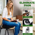Tailbone Seat Cushion for Car, High-Rebound Memory Foam & Gel Doughnut Pillow for Hemorrhoids, Support, Sciatica Pain