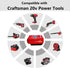 Adapter for Craftsman V20 Cordless Tools, for DeWalt 20V for Milwaukee M18 Lithium Battery Convert to for Craftsman New 20V Power Tool (Adapter Only)