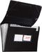 JAM PAPER Accordion Folders, 13 Pocket Plastic Expanding File, Legal Size, Black, Sold Individually