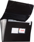 JAM PAPER Accordion Folders, 13 Pocket Plastic Expanding File, Legal Size, Black, Sold Individually