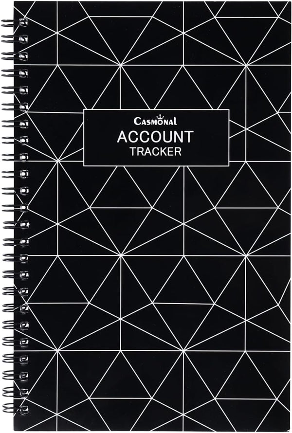 CASMONAL A5 Big Checkbook Register & Debit Card Transaction Notebook, Personal Check Registers, 1 Pack
