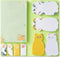 Hommie Cat Sticky Notes Set, 300 Sheets Cute Animal Pads for Cat Lovers, Kids Office School Creative Gifts