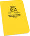 Rite in the Rain Weatherproof Notebook, Beef Calving Record, 3" x 4.625", Yellow Cover (No. 1621)