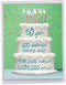 NobleWorks - 50th Big Funny Birthday Card (8.5 x 11 Inch) - Group Milestone Notecard for Year Old Birthday Congrats