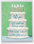 NobleWorks - 50th Big Funny Birthday Card (8.5 x 11 Inch) - Group Milestone Notecard for Year Old Birthday Congrats