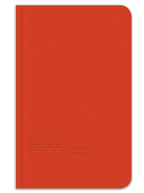 Elan Publishing Company E64-8x4 Field Surveying Book, Bright Orange Cover, 4 ? x 7 ¼