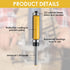 Nextpal 3 Set 1/4 Inch Trimming Pcs Double Bearing Flush Trim Router Bits with Converter, Shank Carbide Top and Bottom