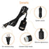 Zevnico 2 Pack 15ft E26 E27 Bulb Pendant Light Cord Socket, Hanging Lamp Socket with ON Off Switch, Base Black Lantern