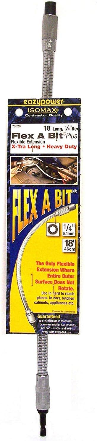 Eazypower 73628 Flex-A-Bit Plus 18" Industrial 1/4" Hex Bit Kit, 1 Kit per Pack